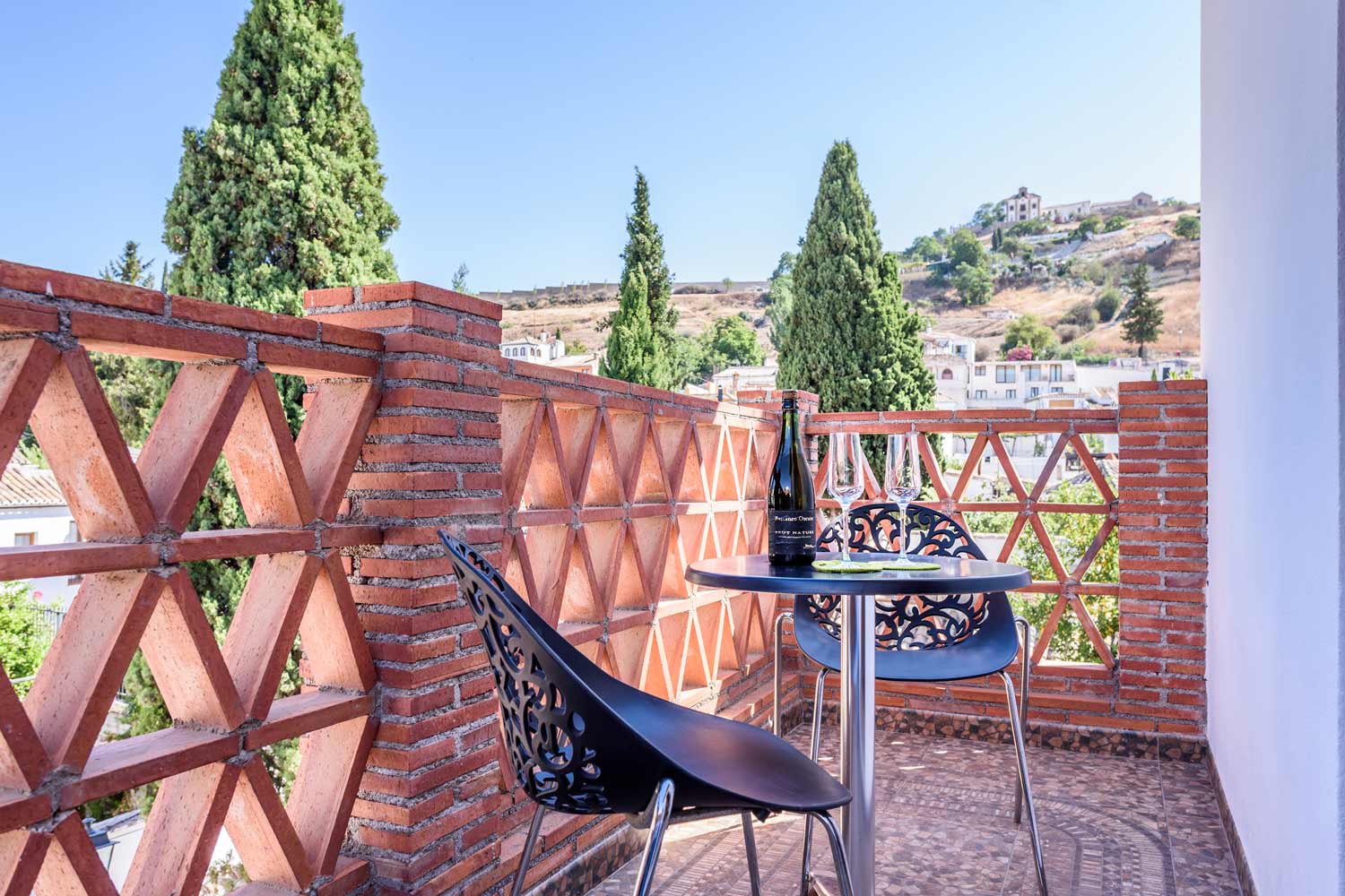 Habitación triple con terraza 