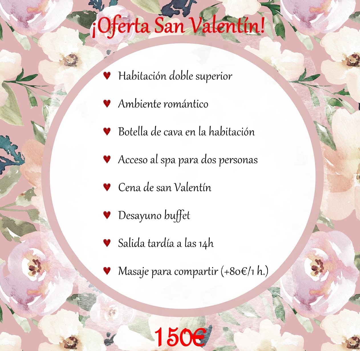 Paquete San Valentín