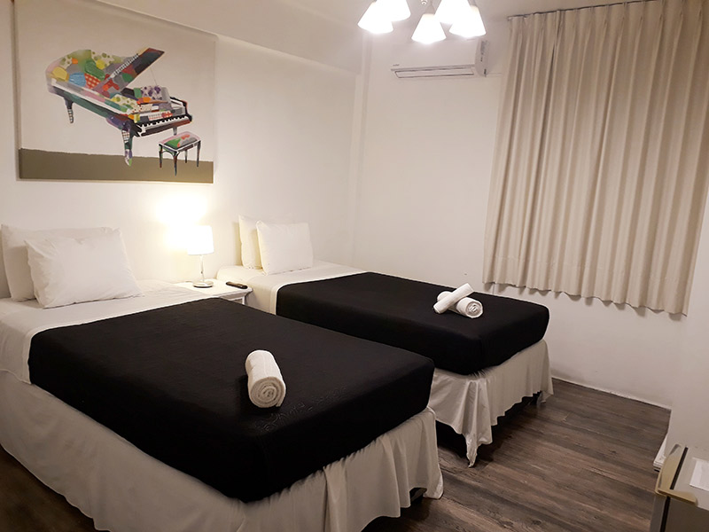 Galería del Hotel Boutique Tremo Bellas Artes en Santiago de Chile. 