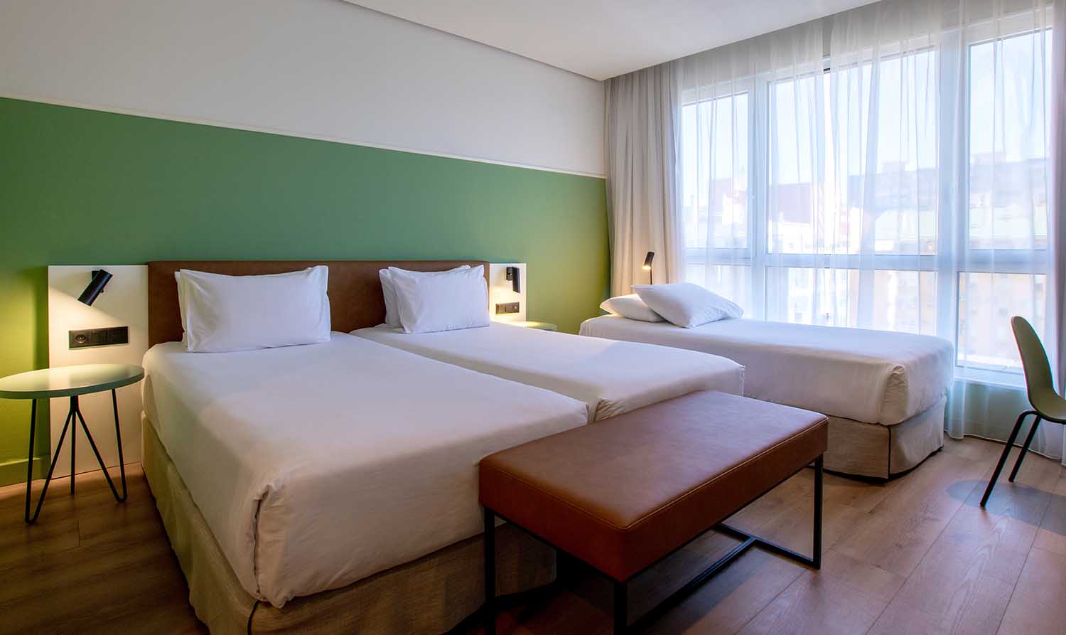 Habitación doble con cama supletoria