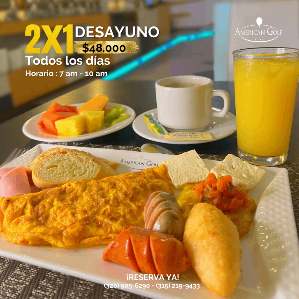 2x1 Desayuno