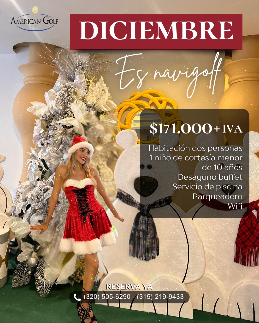Reservas en Navidad