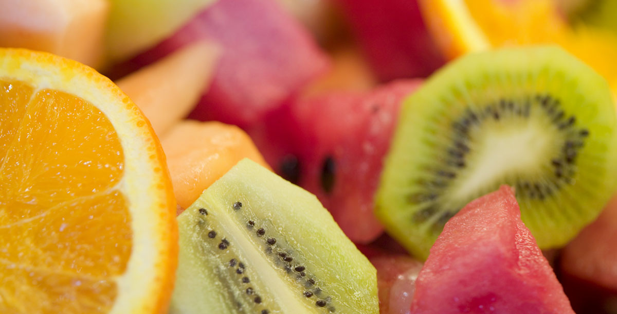 Agua y fruta