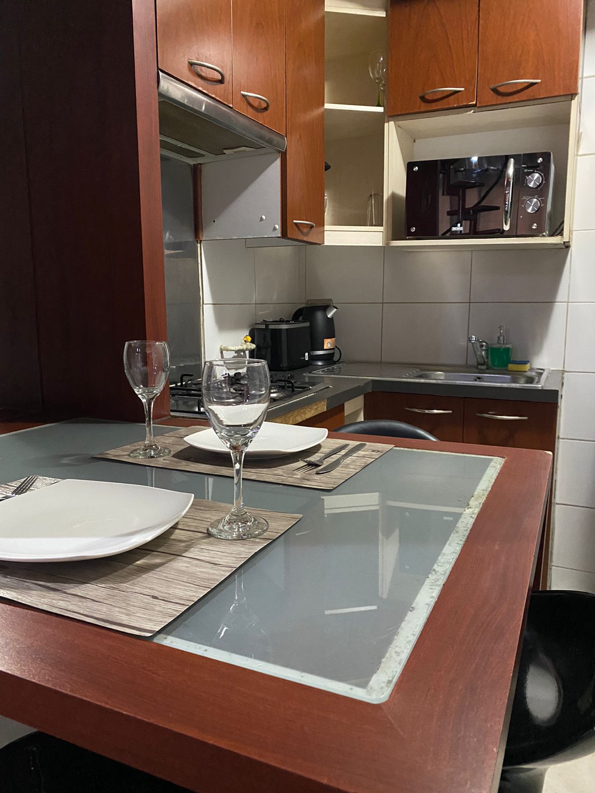 Apartamento con balcón 