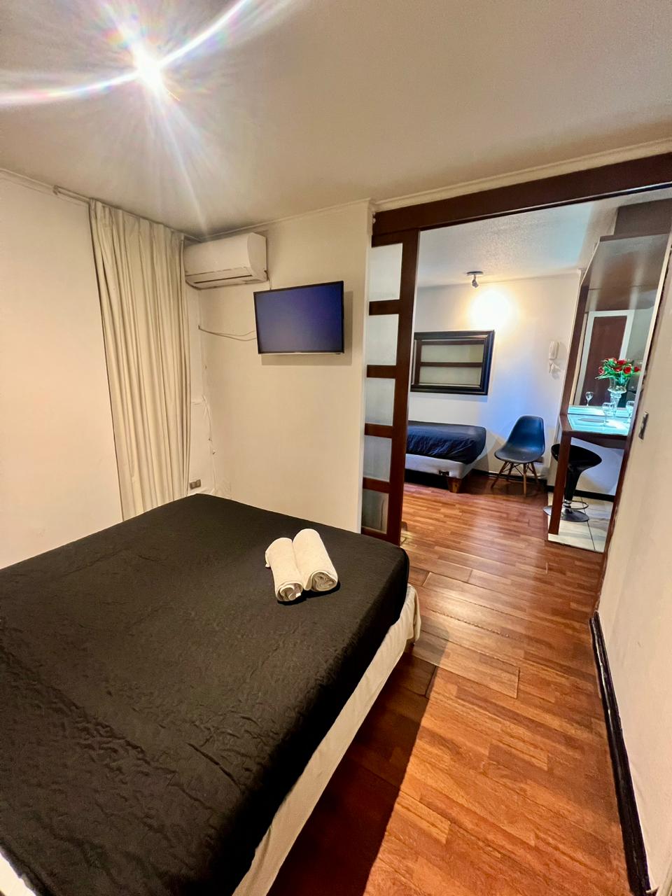 Apartamento con balcón 