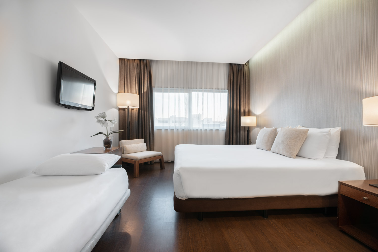 Tweepersoonskamer met extra bed