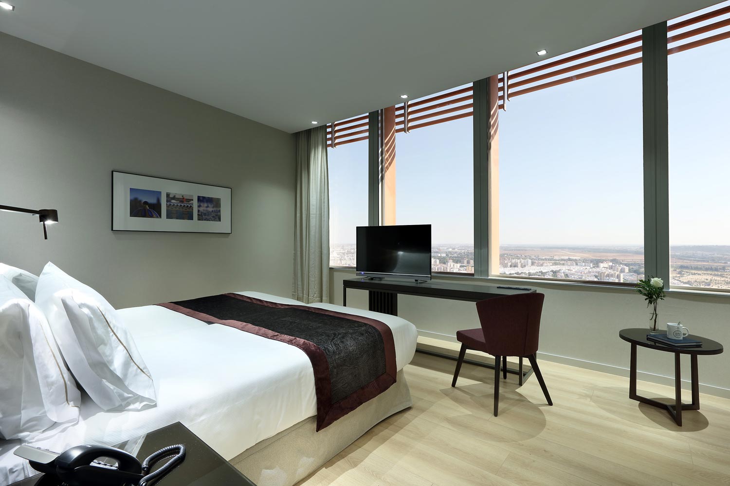 Quarto deluxe com vista para a cidade