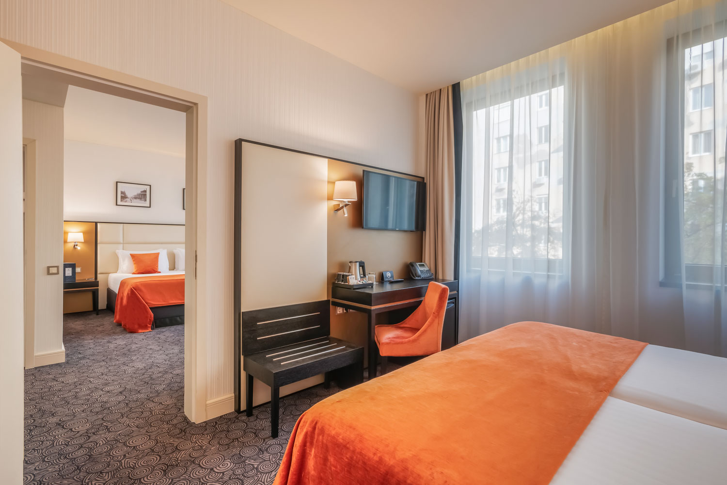 Verbindungs-Doppelzimmer