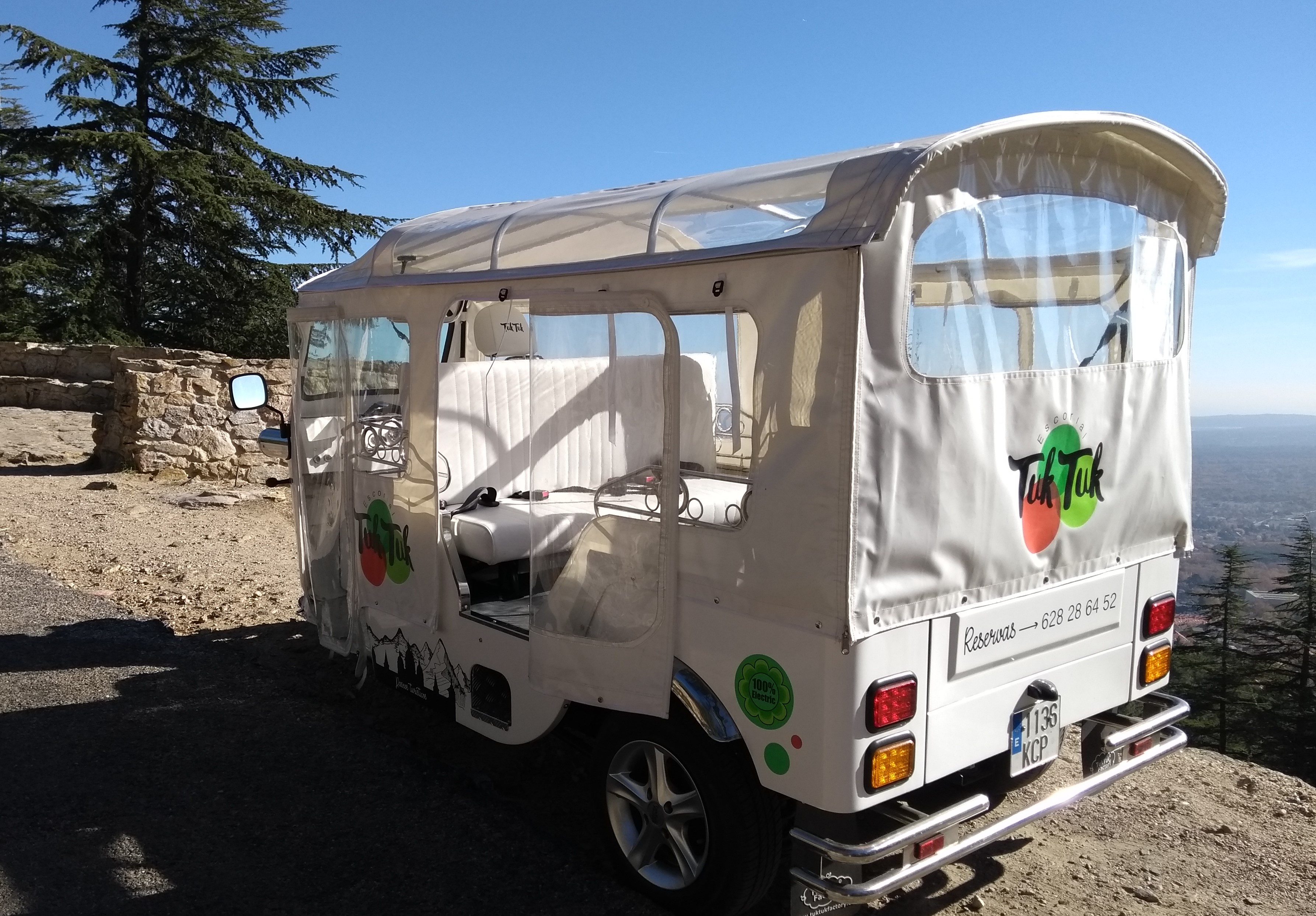 Bezoek aan El Escorial in tuktuk